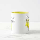 Trombone-Chick-Text Tasse (Zentrum)