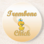 Trombone Chick Untersetzer (Vorne)