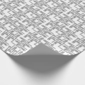 Trombone Crosshatch Geschenkpapier (Ecke)