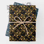 Trombone Crosshatch Geschenkpapier Set (Beispiel)
