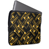 Trombone Crosshatch Laptopschutzhülle (Vorne Rechts)