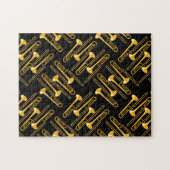 Trombone Crosshatch Puzzle (Horizontal)