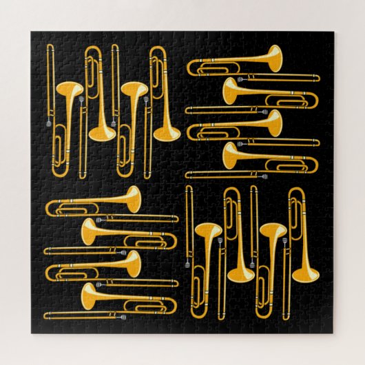 Trombone Crosshatch Puzzle (Horizontal)