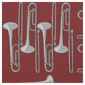 Trombone Crosshatch Stoff (Nahaufnahme)