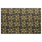 Trombone Crosshatch Stoff (Fat Quarter (45,7 x 55,9 cm))