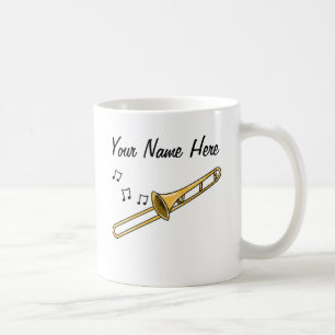 Trombone Custom Tasse Trombonist Brass Musician Gi