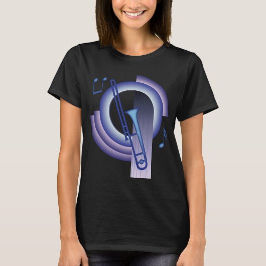 Trombone Deco2 T-Shirt (Vorderseite)