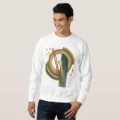 Trombone-Deko Sweatshirt (Vorne ganz)