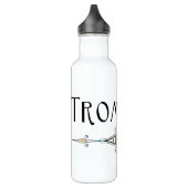 Trombone-Dekorationslinie Edelstahlflasche (Links)