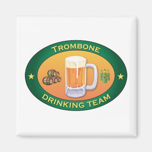 Trombone Drink Team Magnet (Vorne)