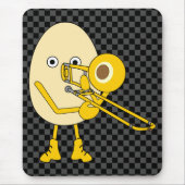Trombone Egghead Mousepad (Vorne)