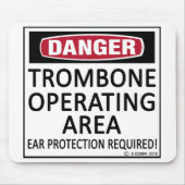 Trombone-Einsatzgebiet Mousepad (Vorne)