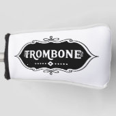 Trombone-Emblem Golf Headcover (Vorderseite)