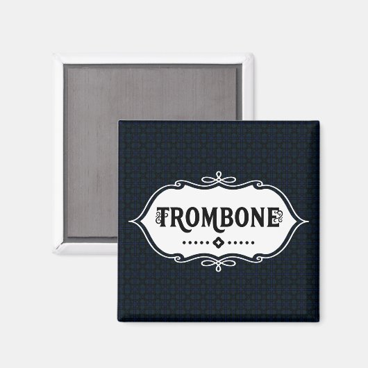 Trombone-Emblem Magnet (Vorderseite/Rückseite)
