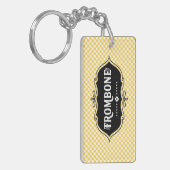 Trombone-Emblem Schlüsselanhänger (Vorderseite links)