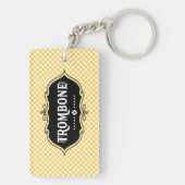 Trombone-Emblem Schlüsselanhänger (Rückseite)