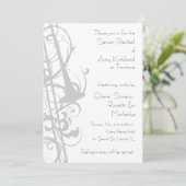 Trombone-Erwägung Einladung (Stehend Vorderseite)