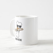 Trombone Funny Music Trombone Pun Kaffeetasse (Vorderseite Links)