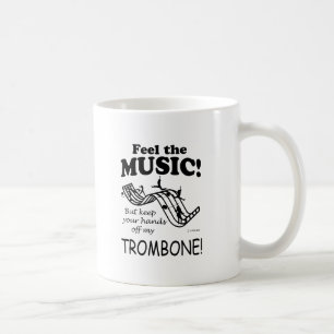 Trombone-Gefühl die Musik Kaffeetasse