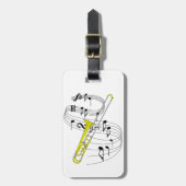 Trombone Gepäckanhänger (Vorderseite vertikal)