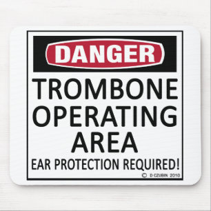 Trombone-Geschäftsfeld Mousepad