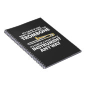 Trombone-Geschenk - intelligentes Leute Notizblock (Rechte Seite)