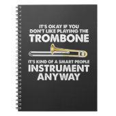 Trombone-Geschenk - intelligentes Leute Notizblock (Vorderseite)