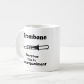Trombone-Geschenk Kaffeetasse (Vorderseite Links)