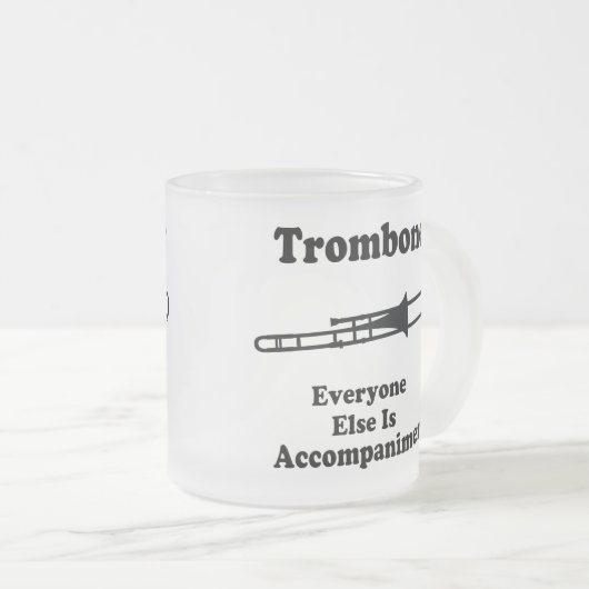 Trombone-Geschenk Mattglastasse (VorderseiteRechts)