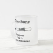 Trombone-Geschenk Mattglastasse (Vorderseite Links)