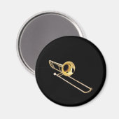 "Trombone"-Geschenke und -Produkte Magnet (Vorderseite/Rückseite)