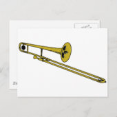 Trombone-Getriebe Postkarte (Vorne/Hinten)