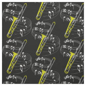 Trombone-Gewebe-Dunkelheit Stoff (Muster)