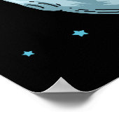 Trombone Gift Jazz Music Marching Band Trombone Poster (Ecke)