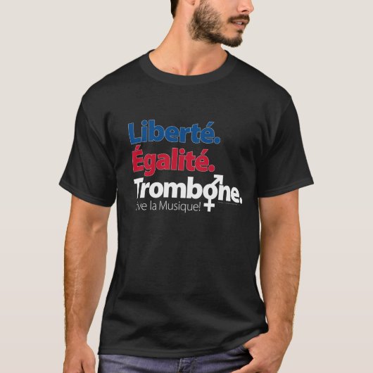 Trombone-Gleichheit - DUNKELHEIT T-Shirt (Vorderseite)