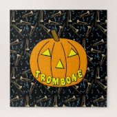 Trombone Halloween Pumpkin Puzzle (Vertikal)