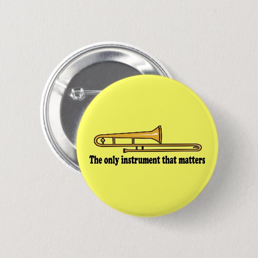 Trombone-Haltung Button (Vorne & Hinten)