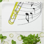 Trombone Handtuch (Gefaltet)