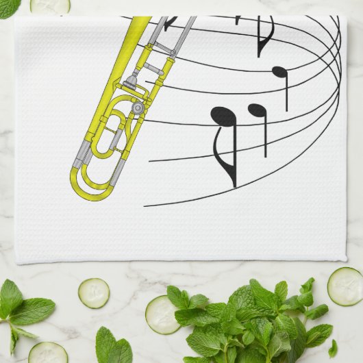 Trombone Handtuch (Gefaltet)
