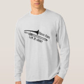 Trombone hat Spaß Gelassen, es zu gleiten T-Shirt (Vorderseite)