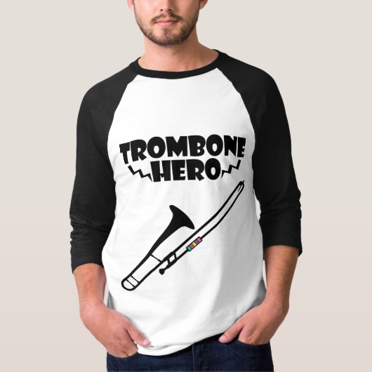 Trombone-Held T-Shirt (Vorderseite)