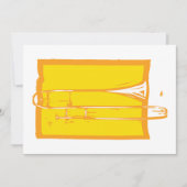 Trombone-Invasion Einladung (Vorderseite)