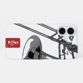Trombone iPhone 16 Hülle (Rückseite (Horizontal))