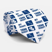 Trombone ist meine Therapie Krawatte (Gerollt)