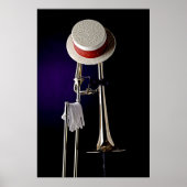 Trombone Jazz Poster (Vorne)