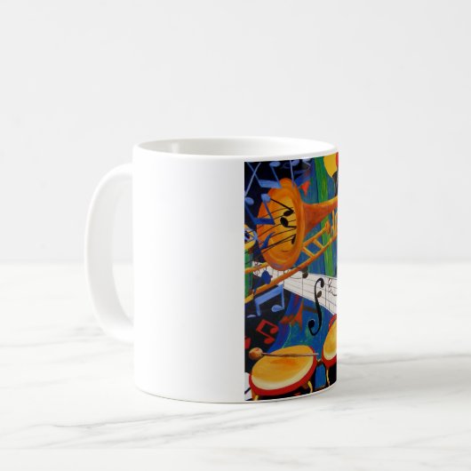 Trombone Kaffeetasse (Vorderseite Links)