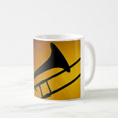 Trombone-KaffeeTasse oder Stein Kaffeetasse (VorderseiteRechts)