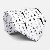 Trombone-Krawatte mit musikalischen Anmerkungen Krawatte (Gerollt)