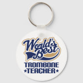 Trombone-Lehrergeschenk Schlüsselanhänger (Vorderseite)