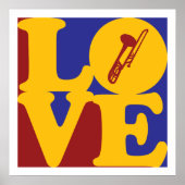 Trombone-Liebe Poster (Vorne)